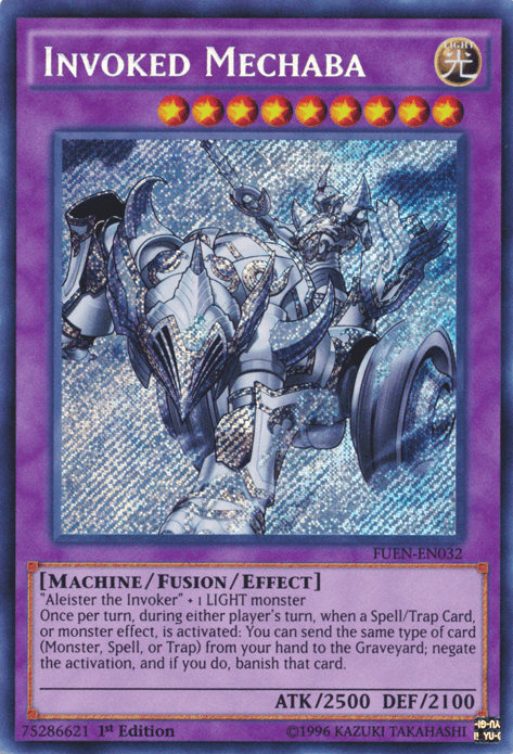 Invoked Mechaba [FUEN-EN032] Secret Rare - Josh's Cards