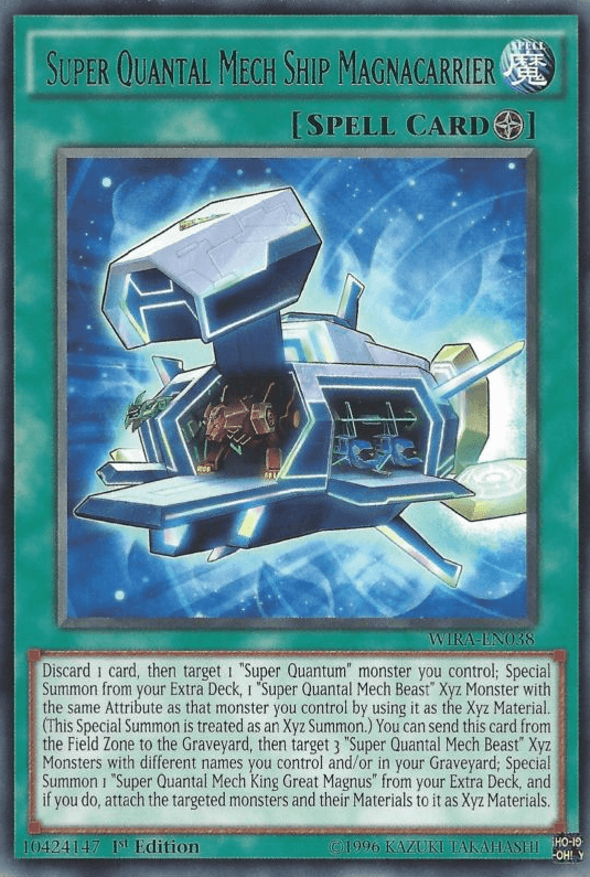 Super Quantal Mech Ship Magnacarrier [WIRA-EN038] Rare - Josh's Cards