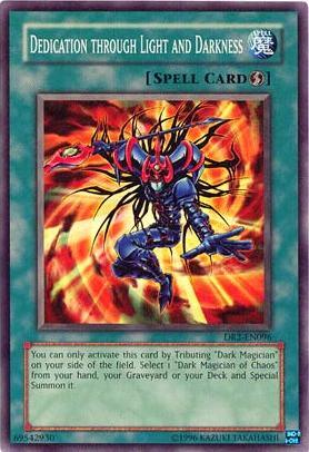 Dedication through Light and Darkness [DR2-EN096] Super Rare - Josh's Cards