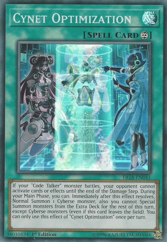 Cynet Optimization [FIGA-EN041] Super Rare - Josh's Cards