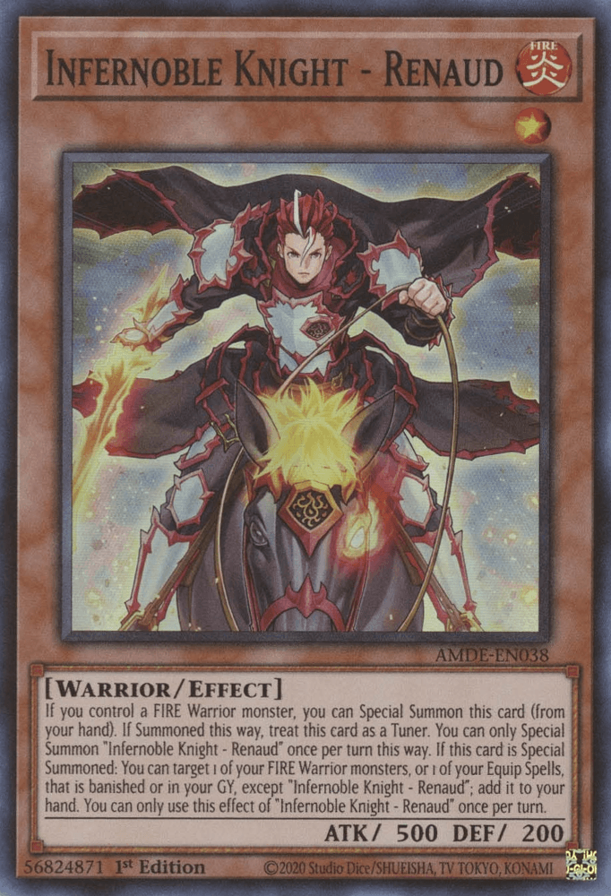 Infernoble Knight - Renaud [AMDE-EN038] Super Rare - Josh's Cards
