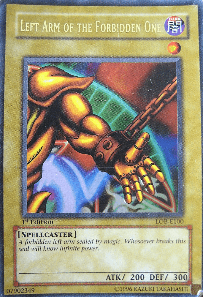 Left Arm of the Forbidden One [LOB-E100] Ultra Rare - Josh's Cards