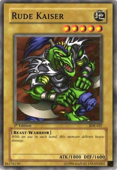 Rude Kaiser [SDK-027] Common - Josh's Cards