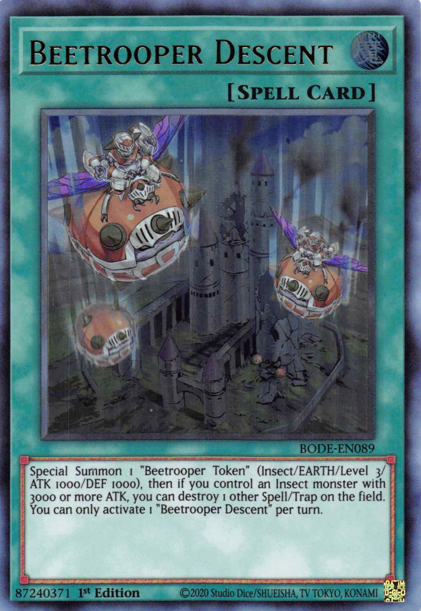 Beetrooper Descent [BODE-EN089] Ultra Rare - Josh's Cards