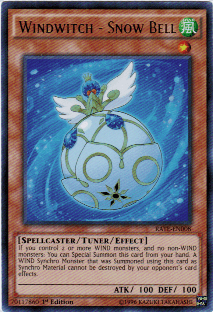 Windwitch - Snow Bell [RATE-EN008] Ultra Rare - Josh's Cards