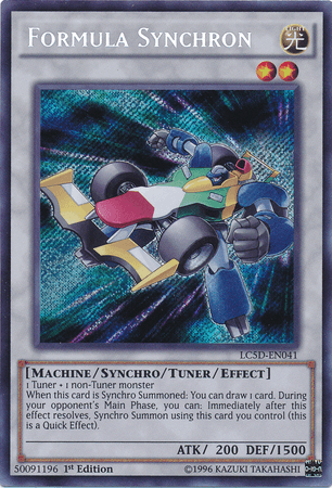 Formula Synchron [LC5D-EN041] Secret Rare - Josh's Cards