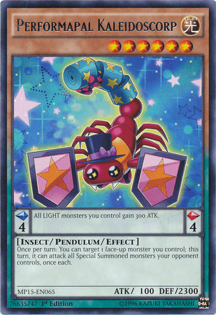 Performapal Kaleidoscorp [MP15-EN065] Rare - Josh's Cards