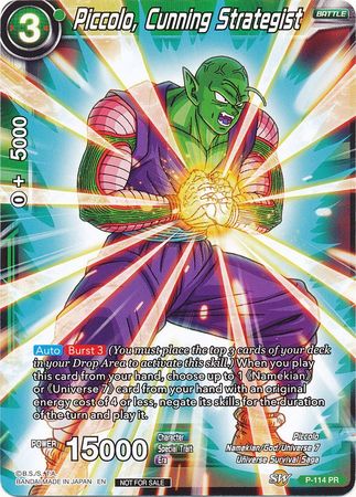 Piccolo, Cunning Strategist (Power Booster) (P-114) [Promotion Cards] Parallel Foil