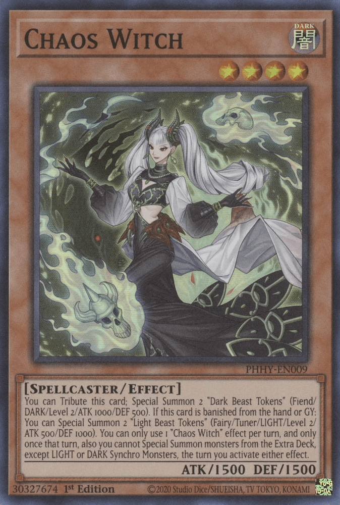 Chaos Witch [PHHY-EN009] Super Rare - Josh's Cards
