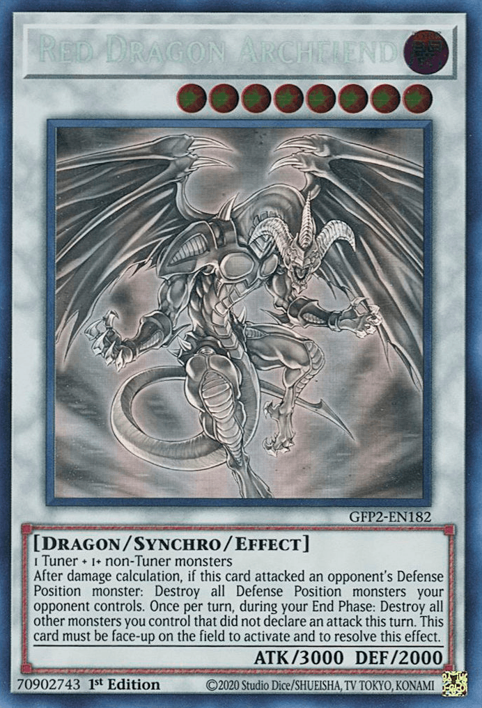 Red Dragon Archfiend [GFP2-EN182] Ghost Rare - Josh's Cards