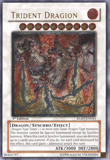 Trident Dragion [RGBT-EN043] Ultimate Rare - Josh's Cards
