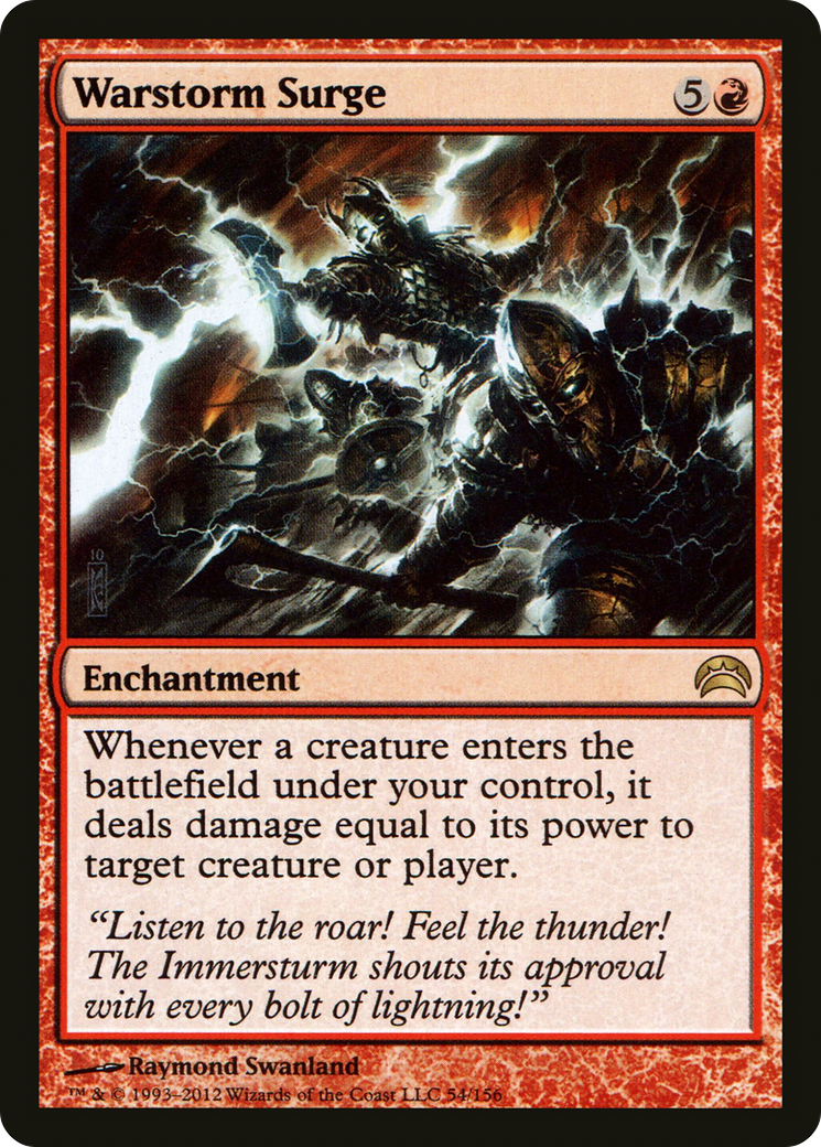 Warstorm Surge (PC2-054) - Planechase 2012 Foil