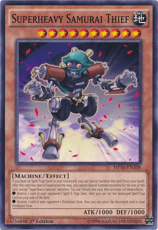 Superheavy Samurai Thief [MP16-EN108] Common - Josh's Cards