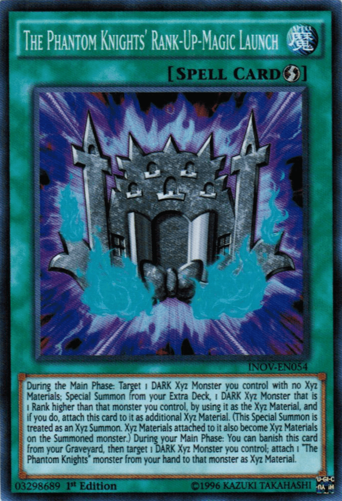 The Phantom Knights' Rank-Up-Magic Launch [INOV-EN054] Super Rare - Josh's Cards