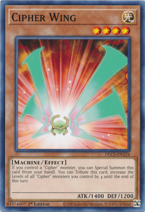 Cipher Wing [DLCS-EN124] Common - Josh's Cards