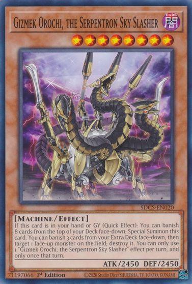 Gizmek Orochi, the Serpentron Sky Slasher [SDCS-EN020] Common - Josh's Cards