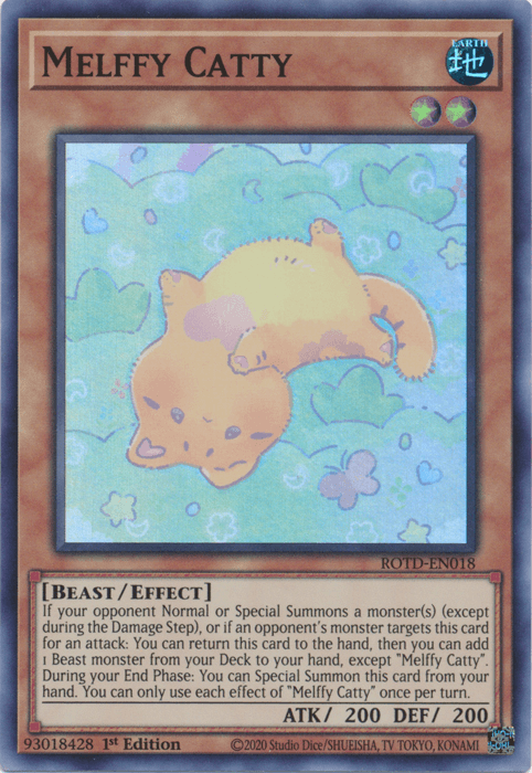 Melffy Catty [ROTD-EN018] Super Rare - Josh's Cards