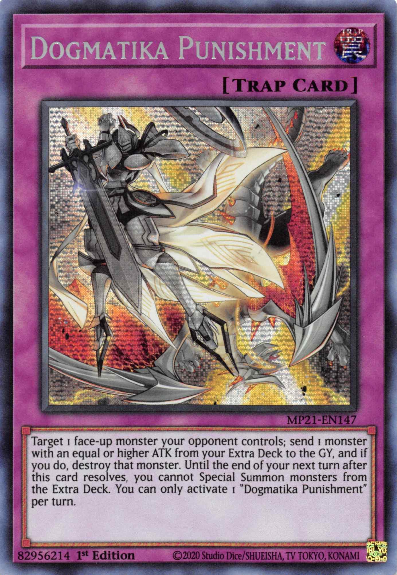Dogmatika Punishment [MP21-EN147] Prismatic Secret Rare - Josh's Cards