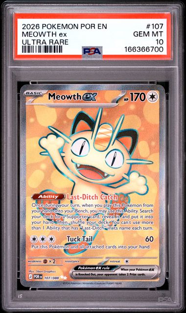 Meowth ex Perfect Order 107/088 PSA 10