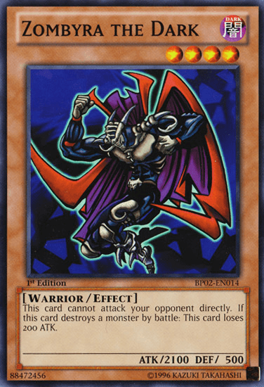 Zombyra the Dark [BP02-EN014] Mosaic Rare - Josh's Cards