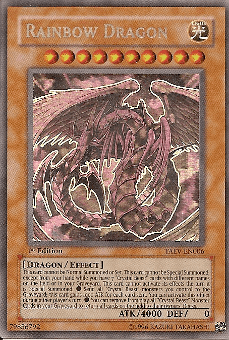 Rainbow Dragon [TAEV-EN006] Ghost Rare - Josh's Cards