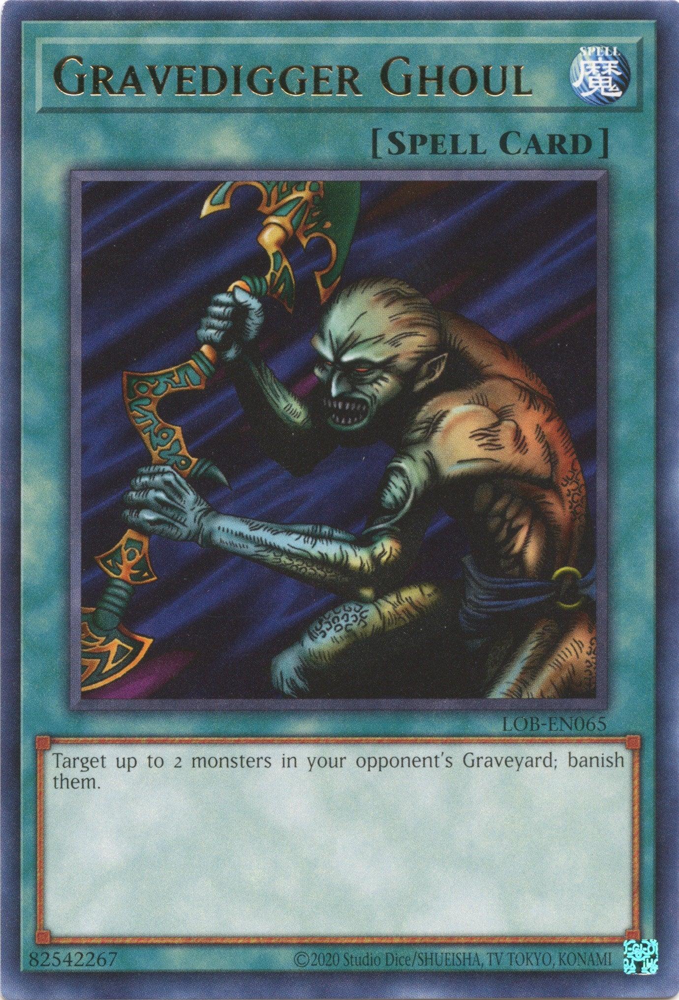 Gravedigger Ghoul (25th Anniversary) [LOB-EN065] Rare - Josh's Cards