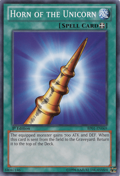 Horn of the Unicorn [BP01-EN069] Common - Josh's Cards