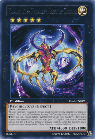 Number C69: Heraldry Crest of Horror [LVAL-EN049] Rare - Josh's Cards