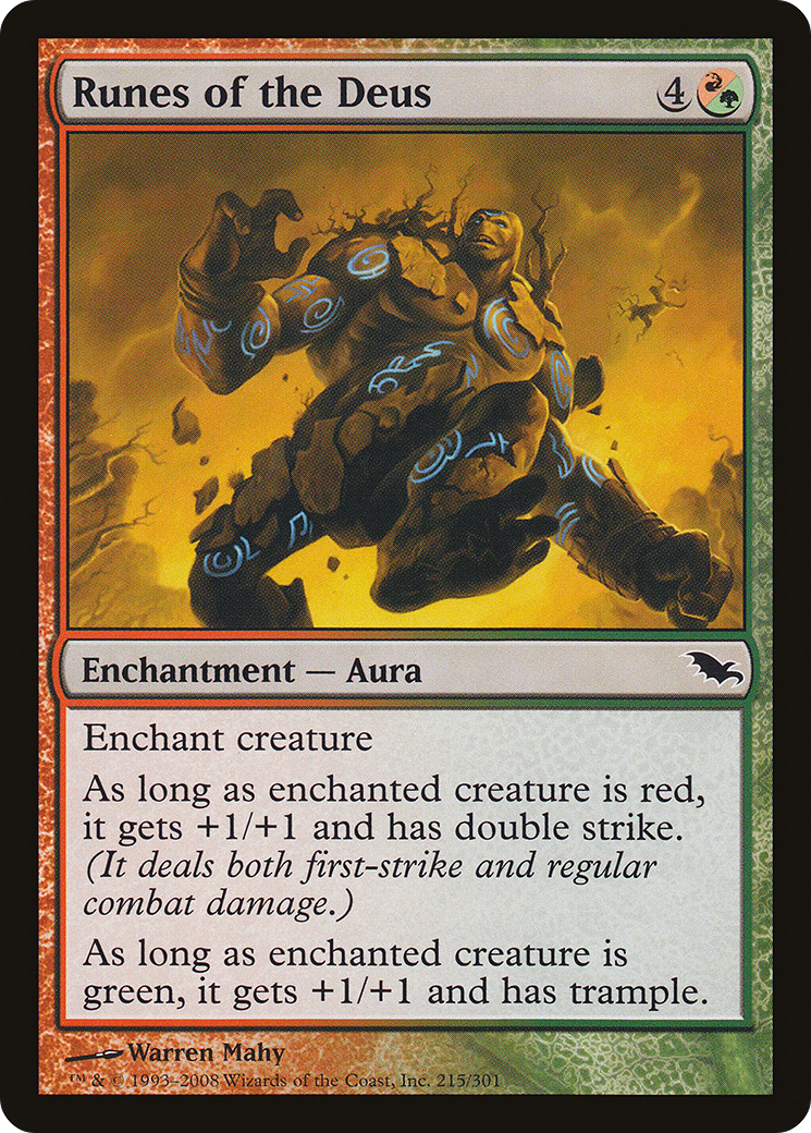 Runes of the Deus (SHM-215) - Shadowmoor Foil