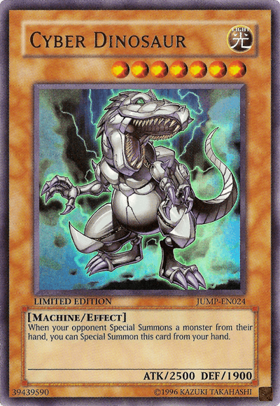 Cyber Dinosaur [JUMP-EN024] Ultra Rare - Josh's Cards