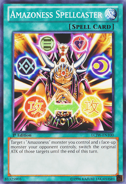 Amazoness Spellcaster [LCJW-EN100] Common - Josh's Cards
