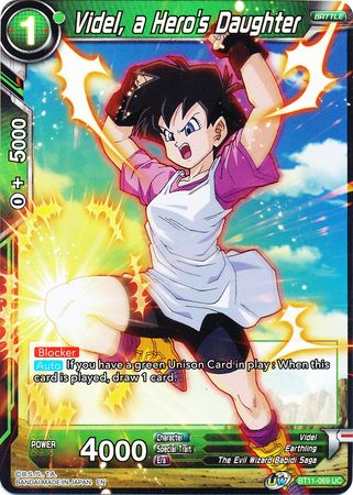 Videl, a Hero's Daughter (BT11-069) [Vermilion Bloodline 2nd Edition] Parallel Foil