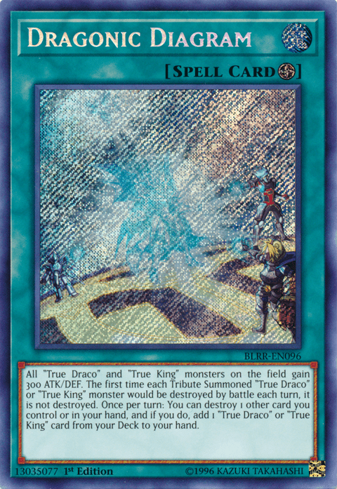 Dragonic Diagram [BLRR-EN096] Secret Rare - Josh's Cards