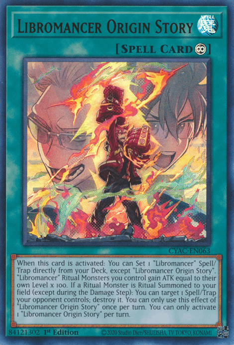 Libromancer Origin Story [CYAC-EN063] Ultra Rare - Josh's Cards