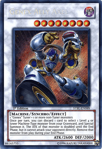Genex Ally Axel [STBL-EN099] Secret Rare - Josh's Cards