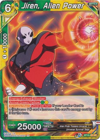 Jiren, Alien Power (BT10-151) [Rise of the Unison Warrior] Parallel Foil