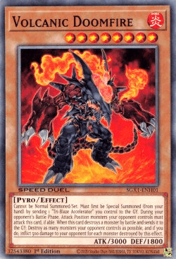 Volcanic Doomfire [SGX1-ENH01] Common - Josh's Cards