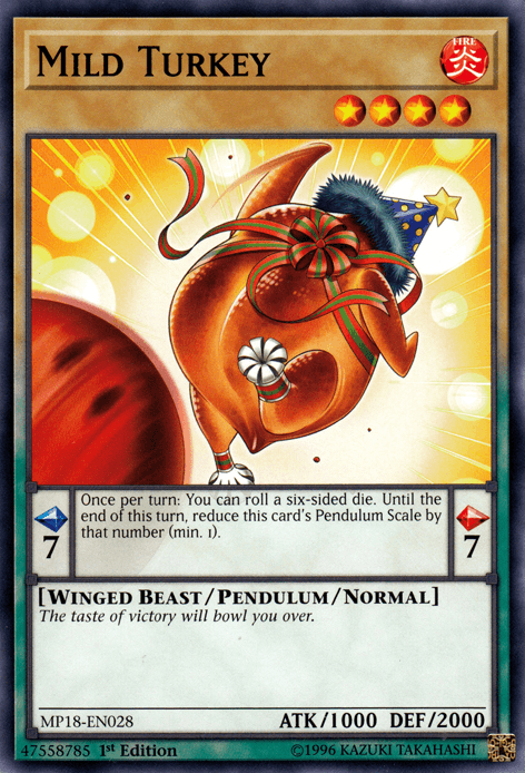 Mild Turkey [MP18-EN028] Common - Josh's Cards