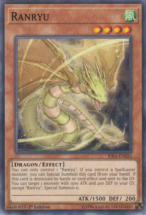 Ranryu [RIRA-EN026] Common - Josh's Cards