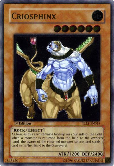 Criosphinx [TLM-EN013] Ultimate Rare - Josh's Cards