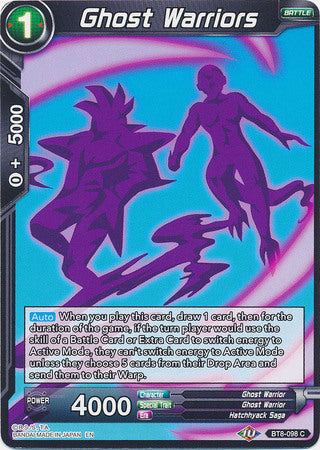 Ghost Warriors (BT8-098) [Malicious Machinations] Parallel Foil