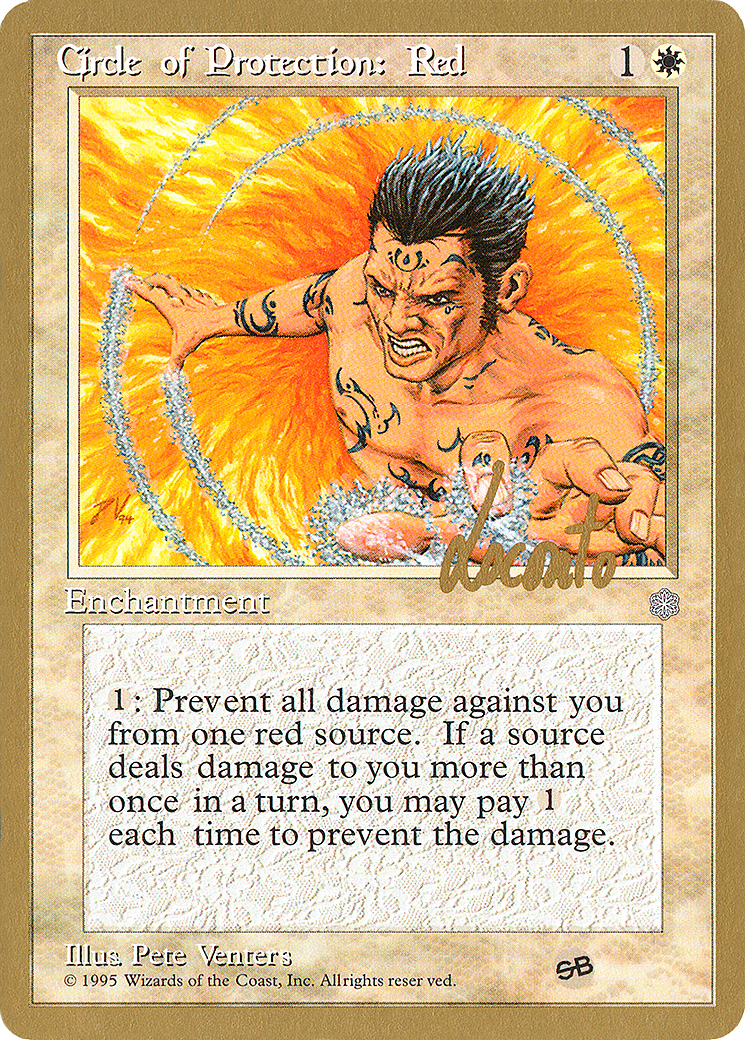 Circle of Protection: Red (WCD-) - Pro Tour Collector Set