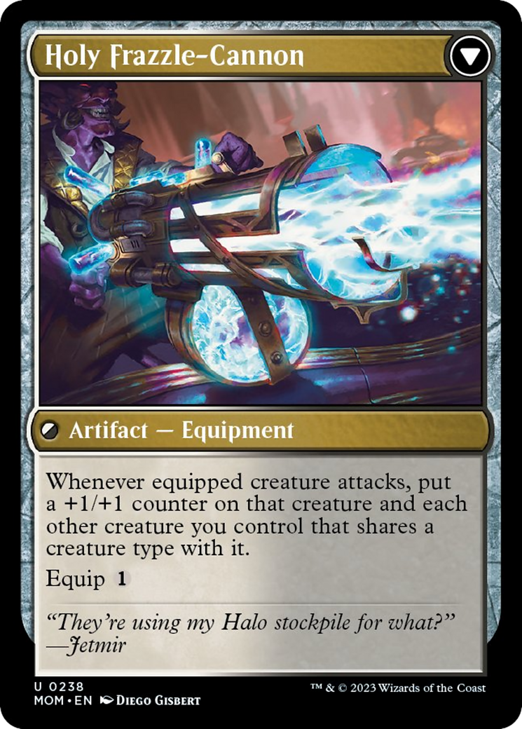Invasion of New Capenna // Holy Frazzle-Cannon (MOM-238) - March of the Machine Foil