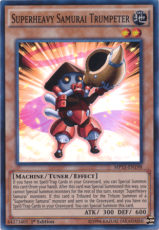 Superheavy Samurai Trumpeter [MP15-EN198] Super Rare - Josh's Cards