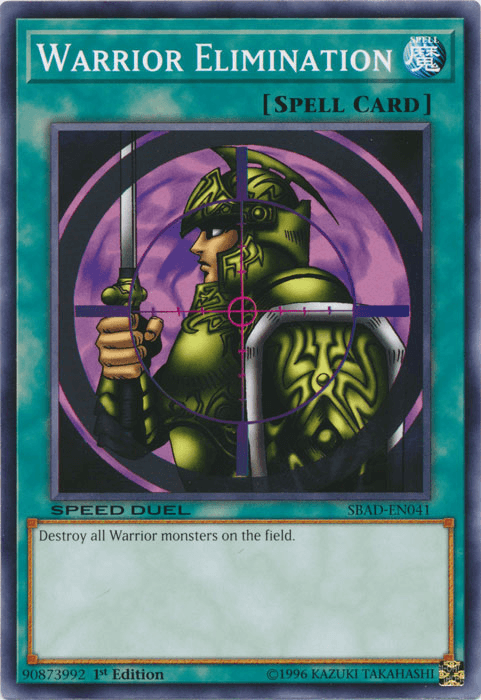 Warrior Elimination [SBAD-EN041] Common - Josh's Cards
