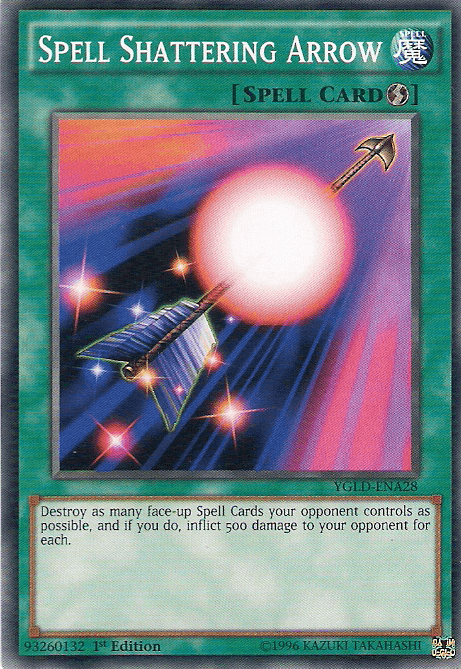 Spell Shattering Arrow [YGLD-ENA28] Common - Josh's Cards