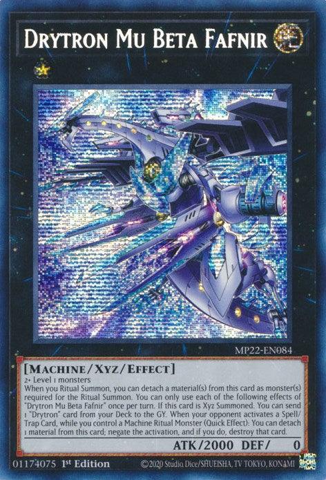 Drytron Mu Beta Fafnir [MP22-EN084] Prismatic Secret Rare - Josh's Cards