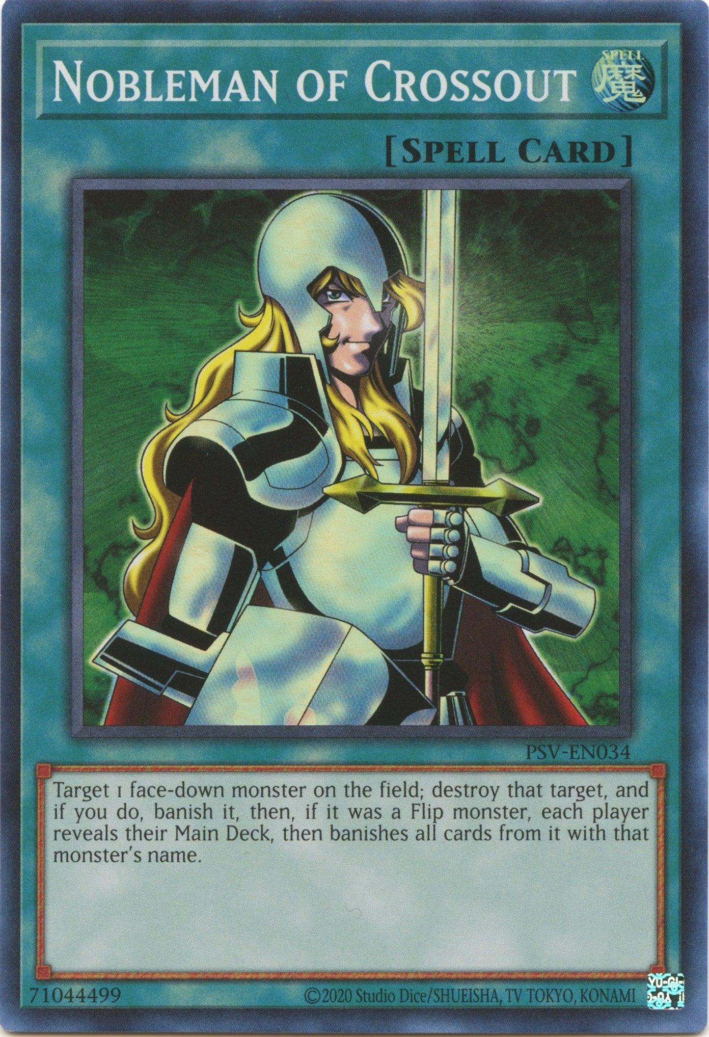 Nobleman of Crossout (25th Anniversary) [PSV-EN034] Super Rare - Josh's Cards