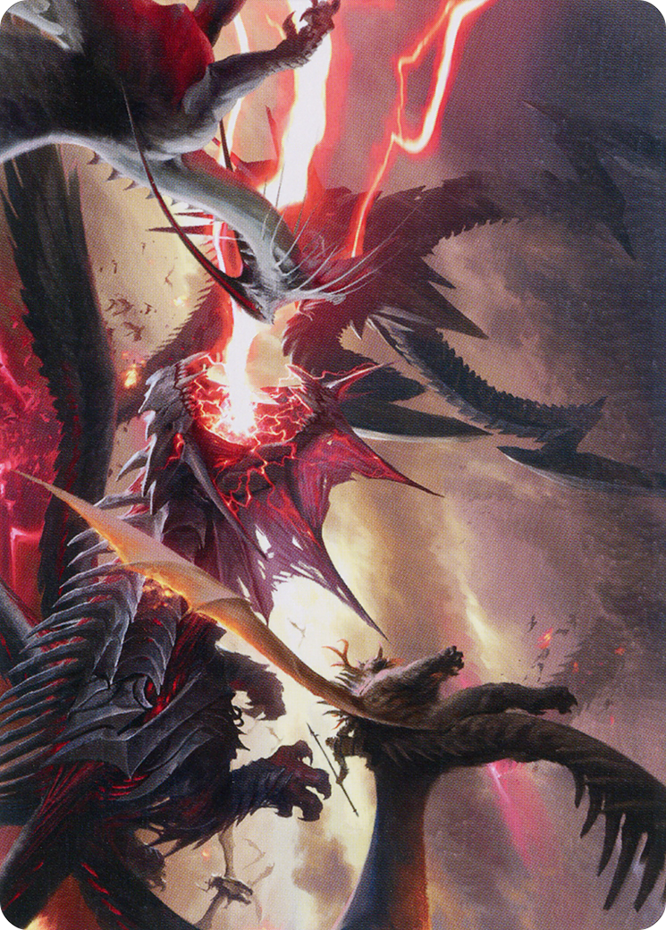 Invasion of Tarkir // Invasion of Tarkir (AMOM-034) - March of the Machine Art Series (Borderless)