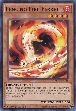 Fencing Fire Ferret [MP14-EN123] Common - Josh's Cards